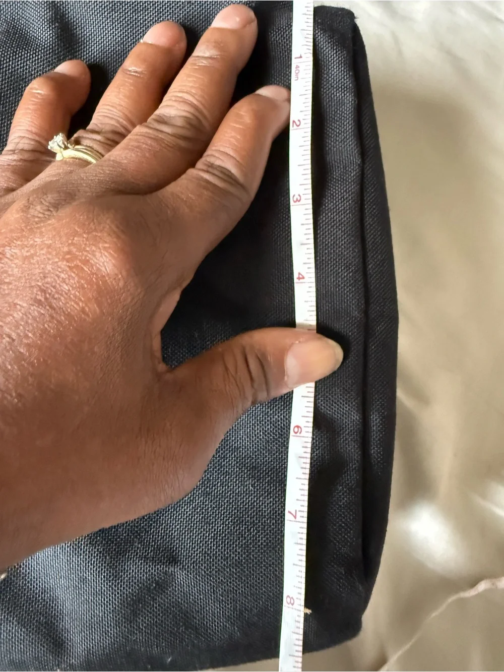 L.L. Bean Black Duffel with Front Zip Pocket